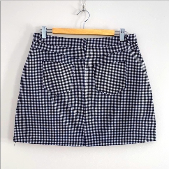 Forever 21 Black and White Checkered Mini Skirt Size L - Picture 2 of 12